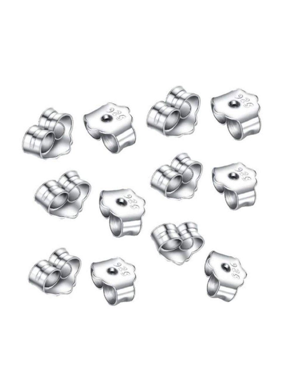 Sterling Silver Earring Backing (6 Pair) - Sterling Forever