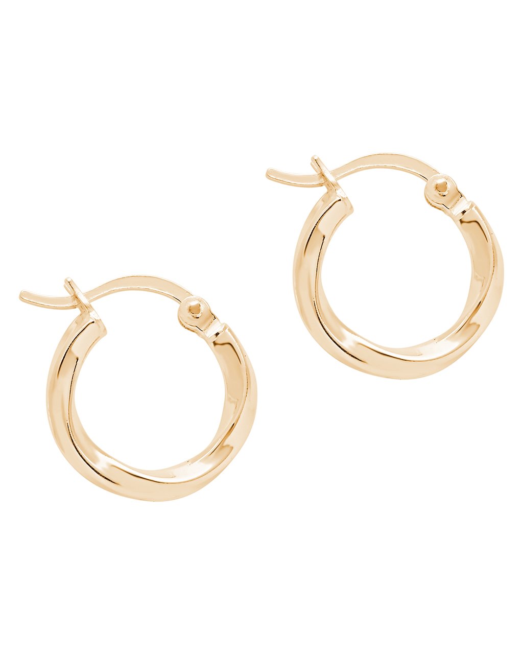 Sterling Silver Classic Twist Hoops - Sterling Forever