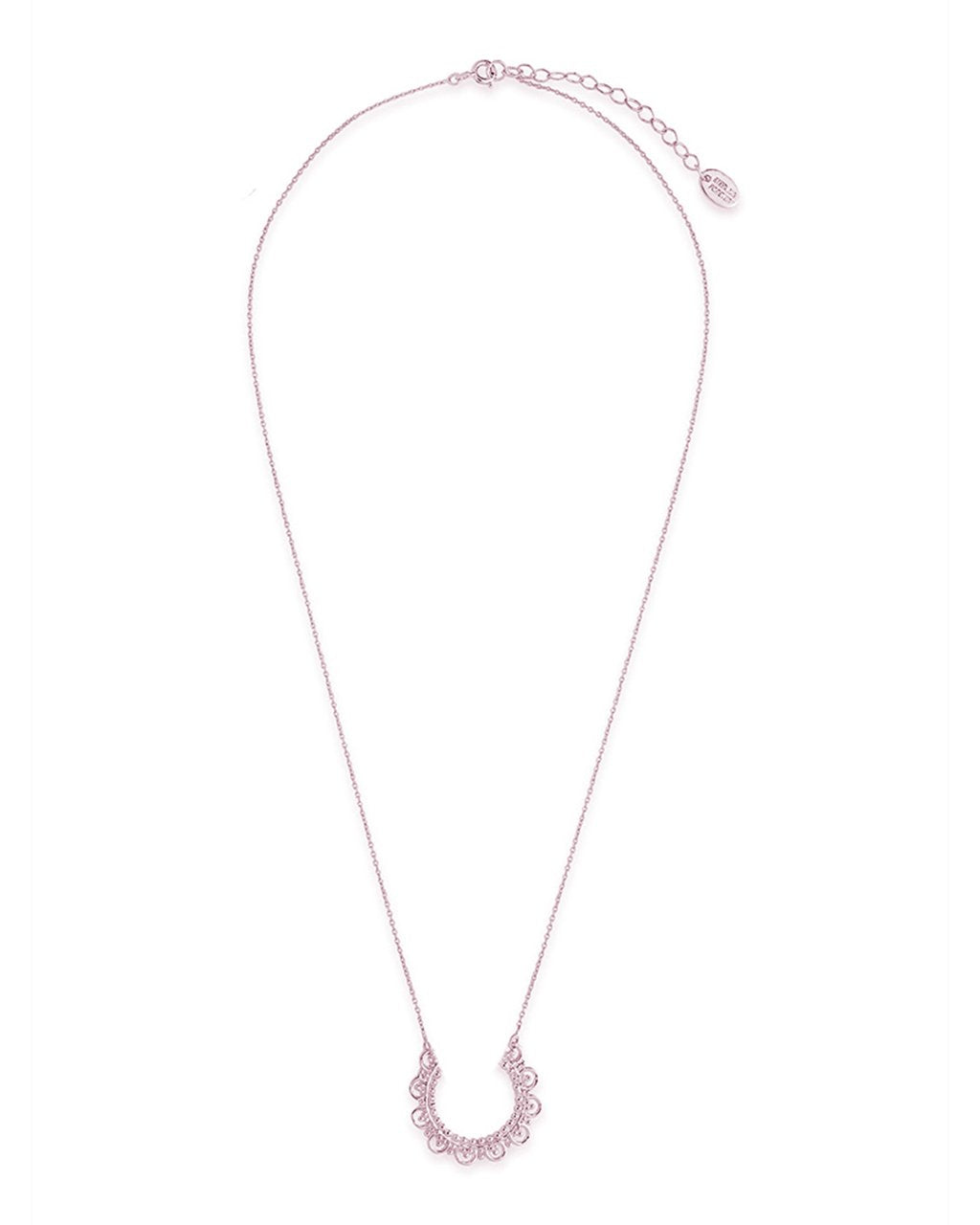 Sterling Silver Embellished Arch Pendant - Sterling Forever