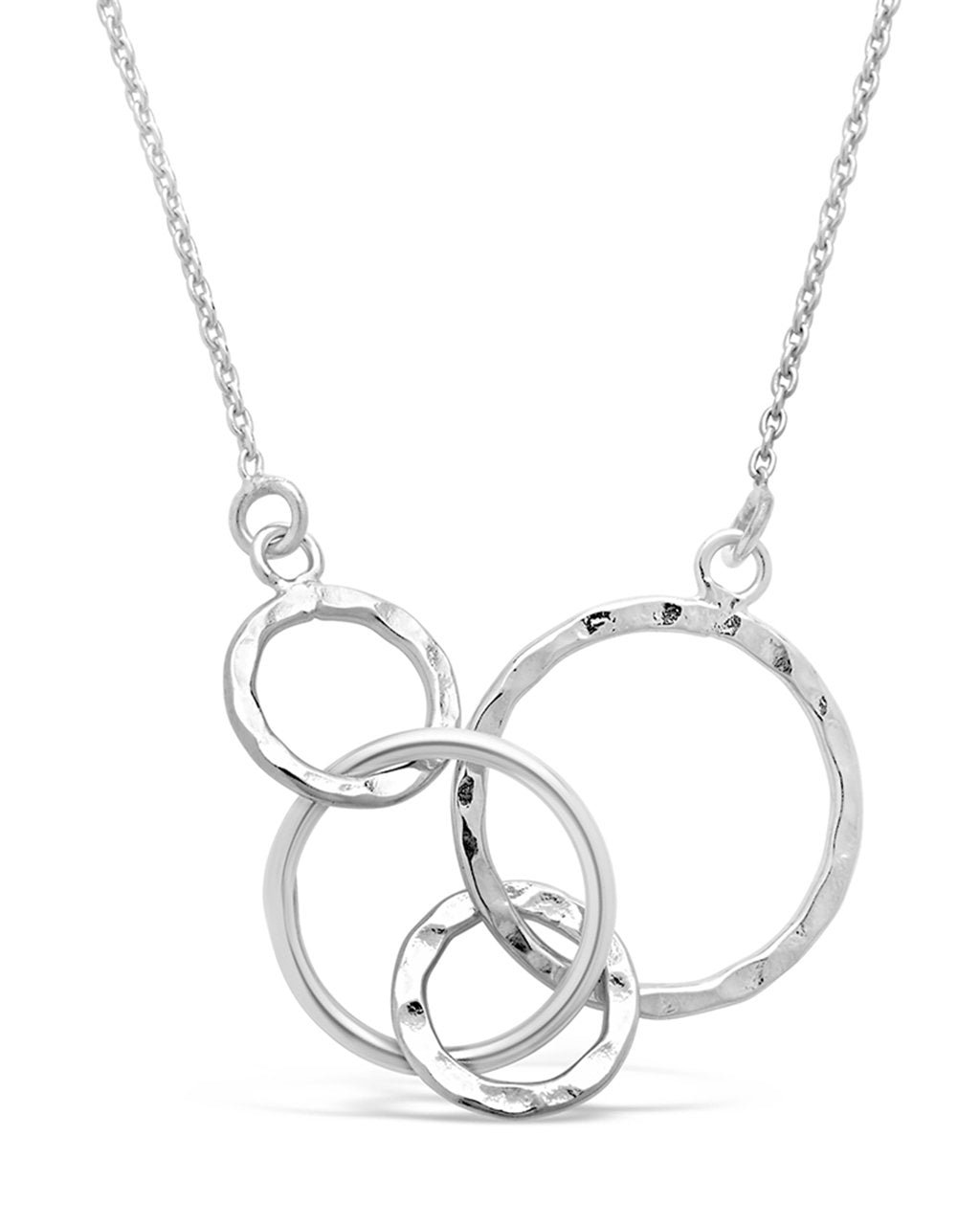 Sterling Silver Multi Linked Necklace - Sterling Forever