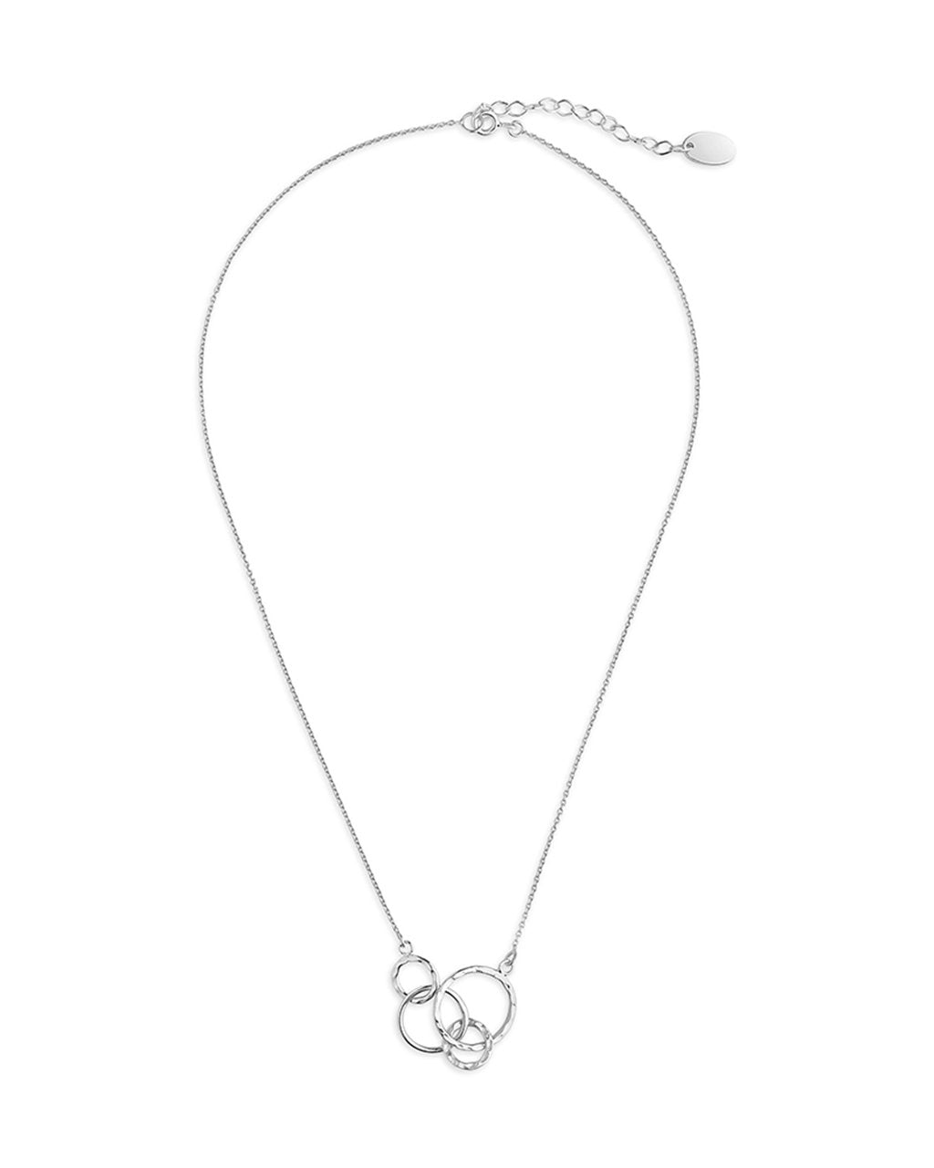 Sterling Silver Multi Linked Necklace - Sterling Forever