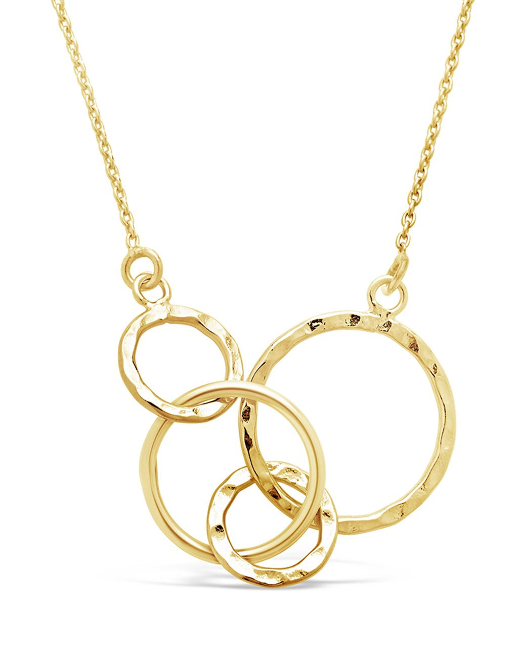 Sterling Silver Multi Linked Necklace - Sterling Forever