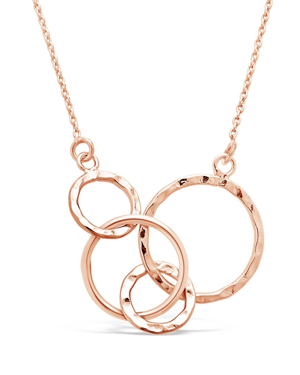 Sterling Silver Multi Linked Necklace - Sterling Forever