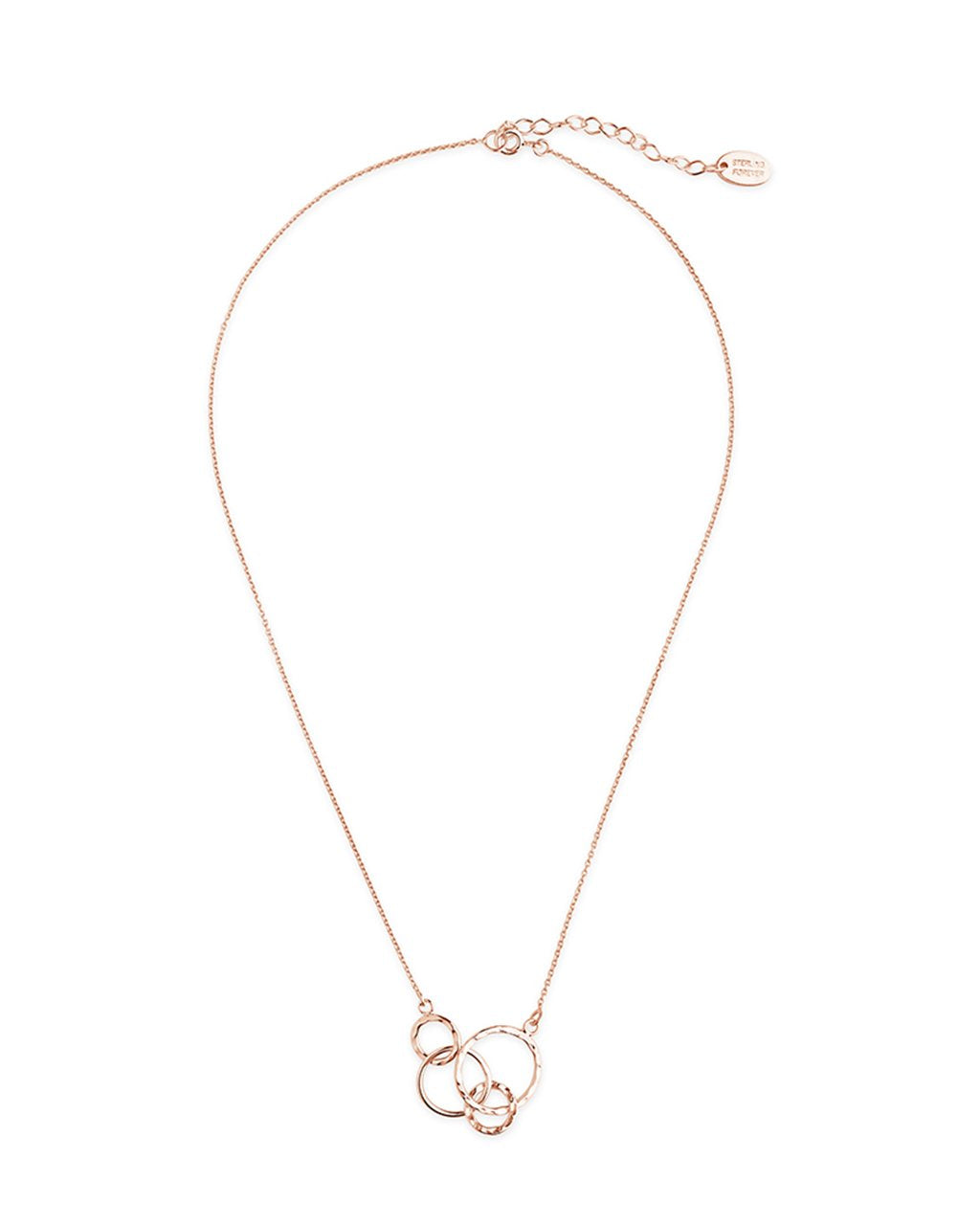 Sterling Silver Multi Linked Necklace - Sterling Forever