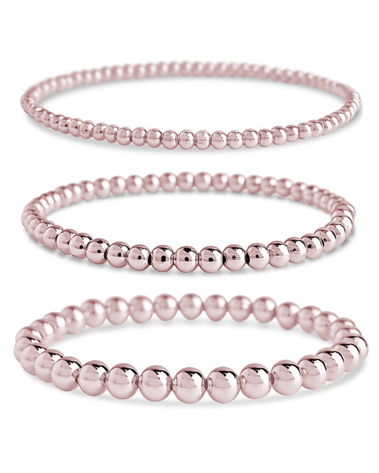 Beaded Stretch Bracelet Sets - Sterling Forever