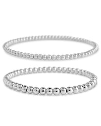 Beaded Stretch Bracelet Sets - Sterling Forever