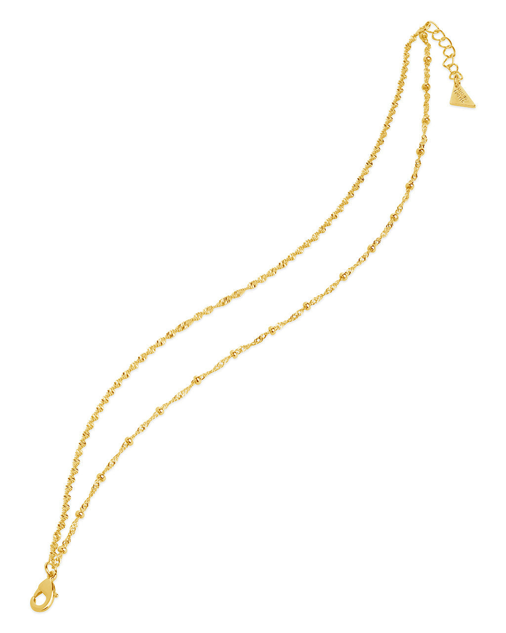 Kyra Layered Chain Anklet Anklet Sterling Forever 