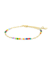 Iridiana Beaded Anklet Anklet Sterling Forever 