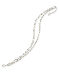 Tessa Layered Chain Anklet Anklet Sterling Forever 