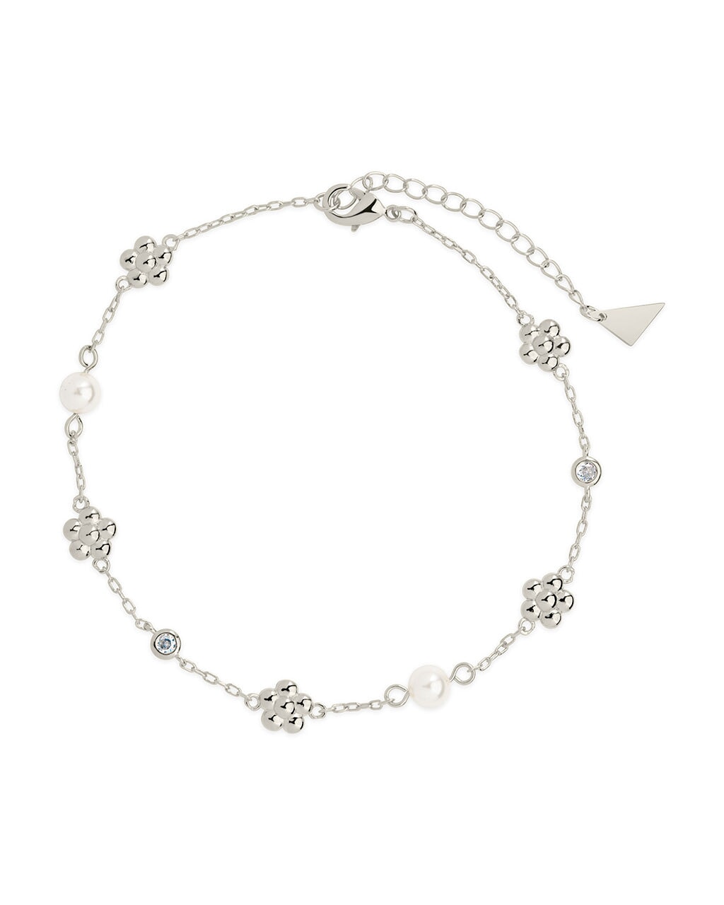 June Anklet Anklet Sterling Forever Silver 