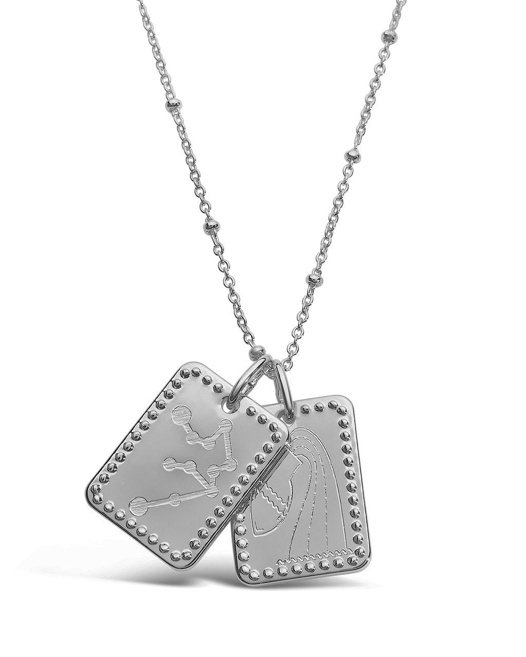 Zodiac Tag Necklace - Sterling Forever