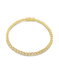 Bezel CZ Tennis Bracelet - Sterling Forever
