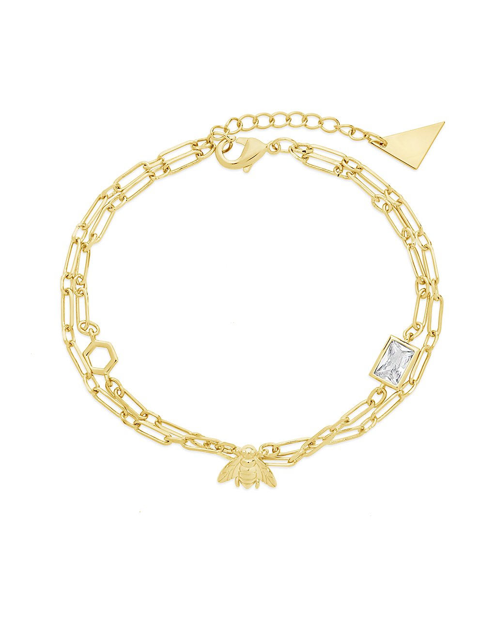 Melina Charm Bracelet Bracelet Sterling Forever Gold 