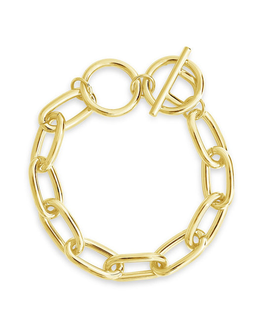 Linked Toggle Bracelet - Sterling Forever