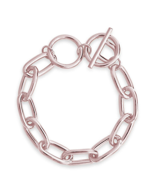 Linked Toggle Bracelet – Sterling Forever