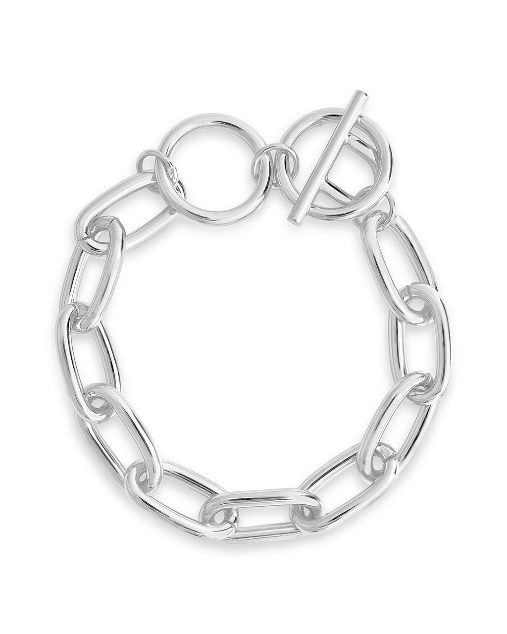 Linked Toggle Bracelet - Sterling Forever