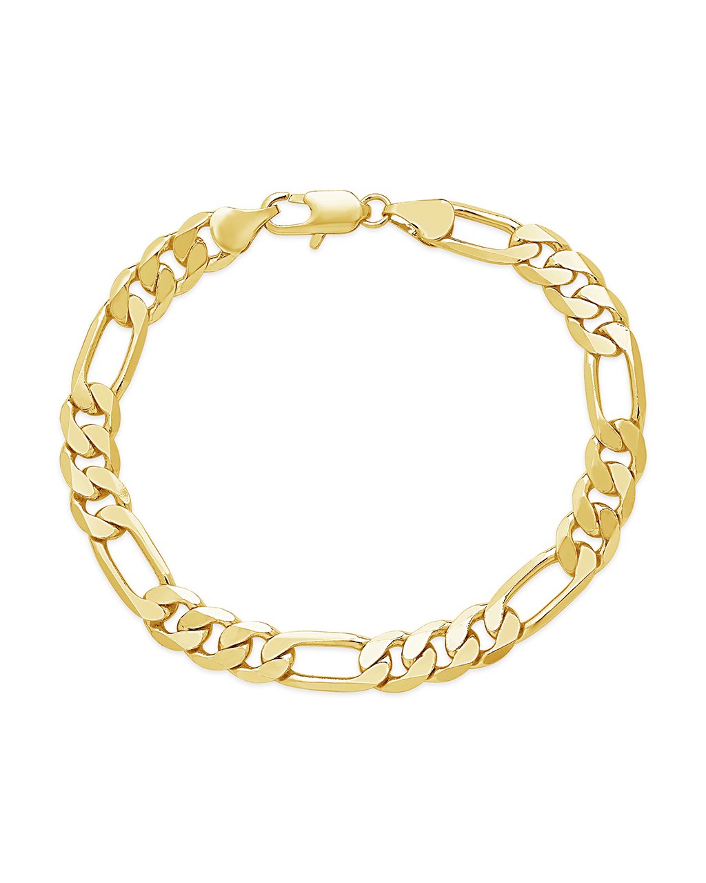 Figaro Chain Bracelet Bracelet Sterling Forever Gold 