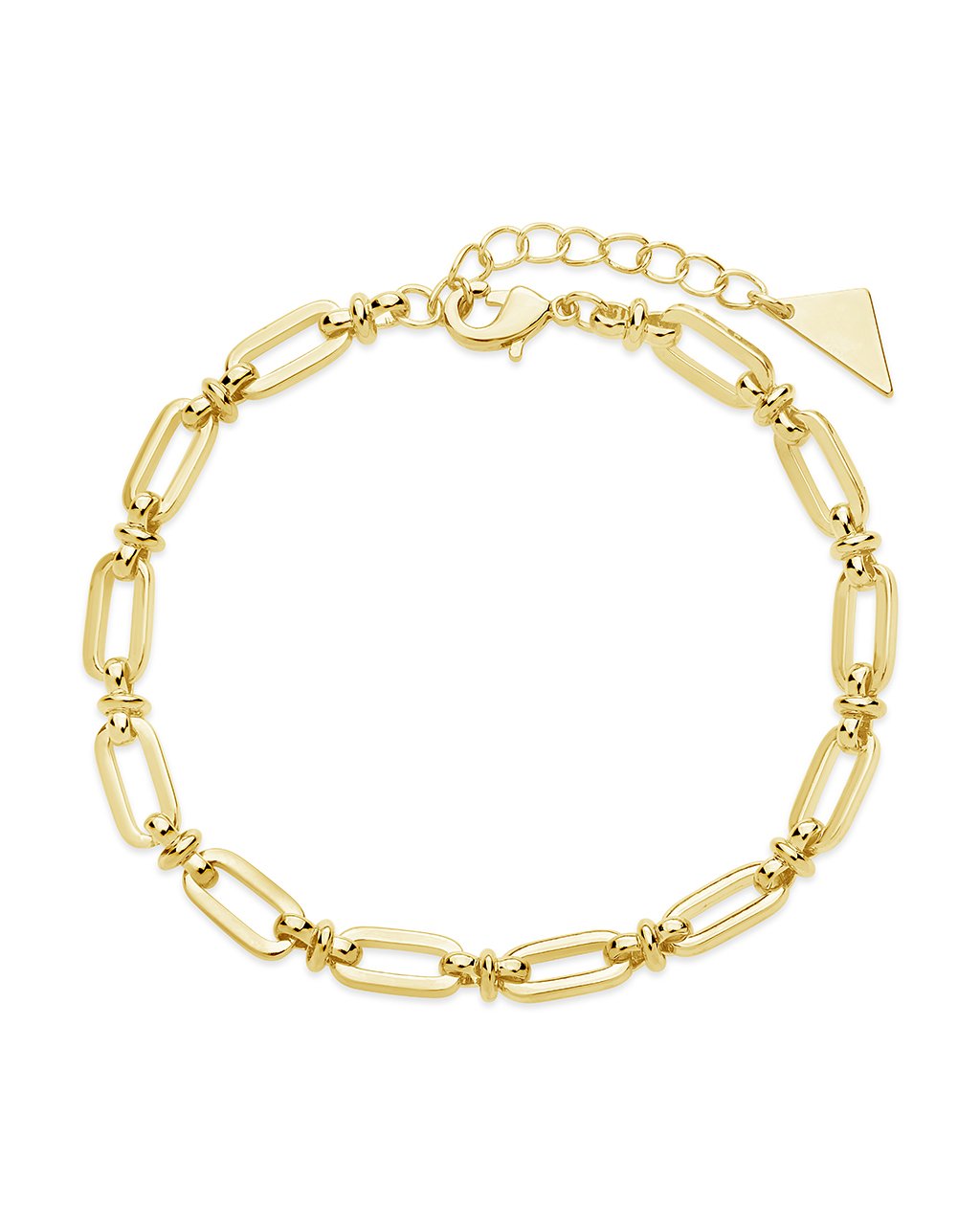 Oval Link Chain Bracelet Bracelet Sterling Forever Gold 
