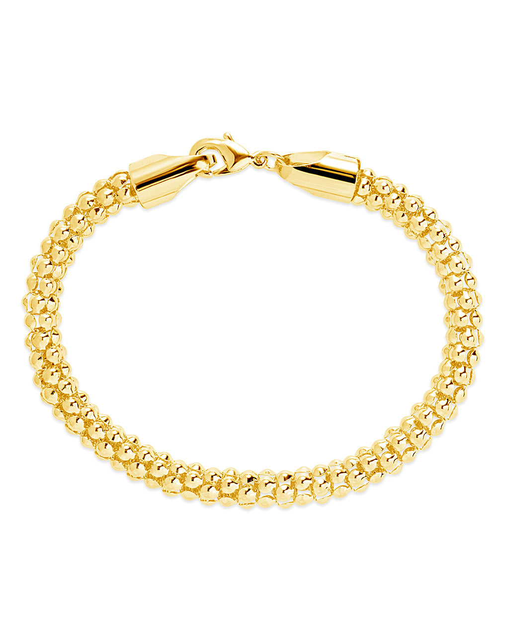 Woven Chain Bracelet Bracelet Sterling Forever Gold 
