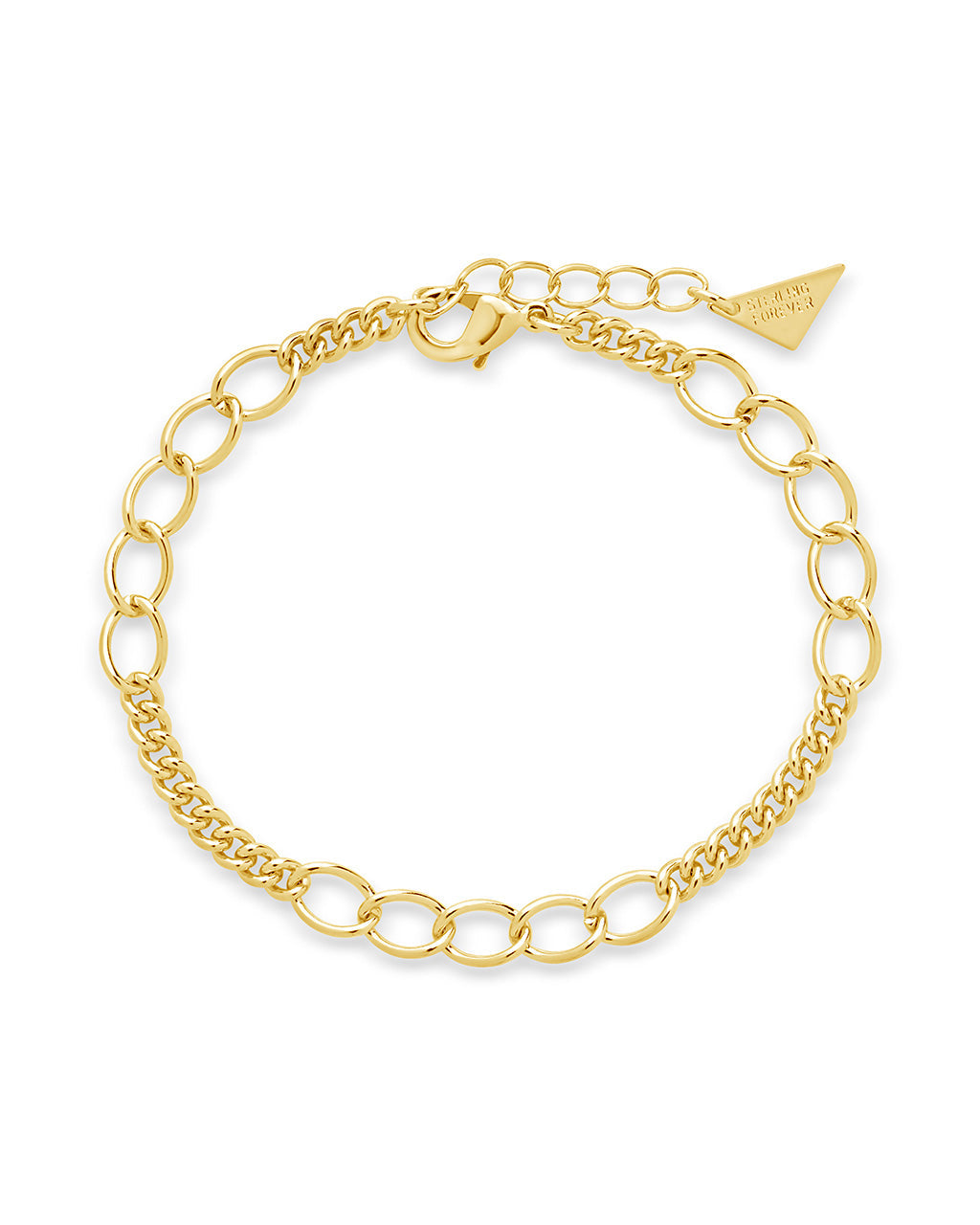 Kenna Chain Bracelet Bracelet Sterling Forever Gold 