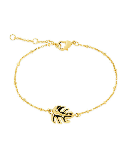 Keilani Leaf Bracelet Bracelet Sterling Forever Gold 