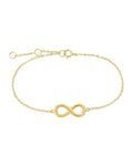 Sterling Silver Delicate Infinity Bracelet - Sterling Forever