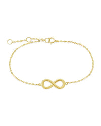 Sterling Silver Delicate Infinity Bracelet - Sterling Forever