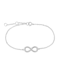 Sterling Silver Delicate Infinity Bracelet - Sterling Forever