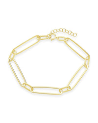 Polished Large Link Bracelet - Sterling Forever