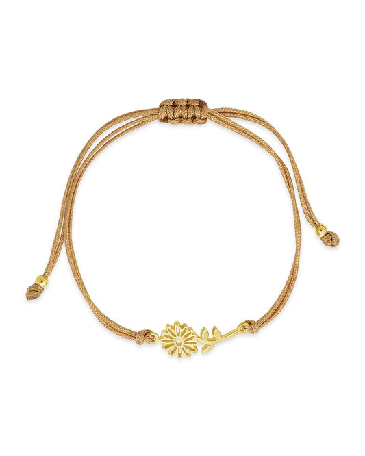 Sterling Silver Birth Flower Bolo Bracelet Necklace Sterling Forever 