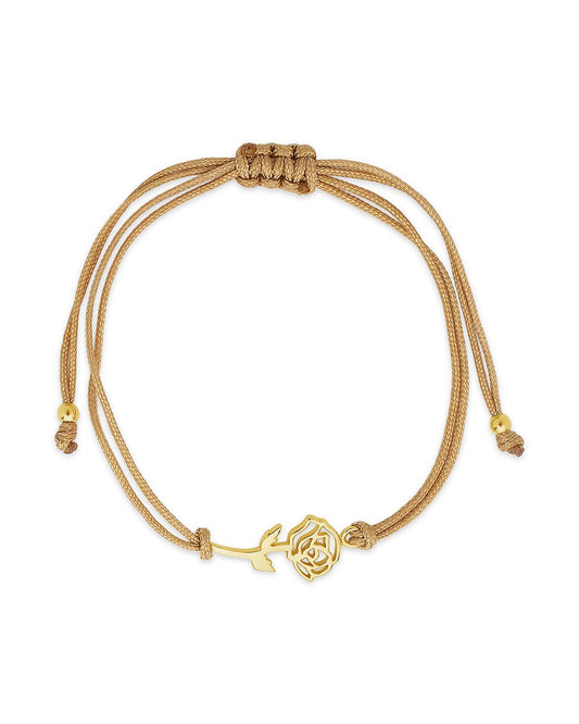 Sterling Silver Birth Flower Bolo Bracelet Necklace Sterling Forever 