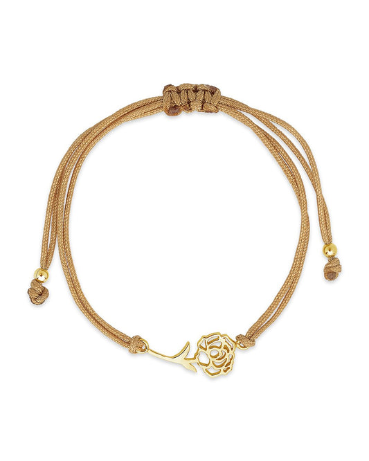 Sterling Silver Birth Flower Bolo Bracelet Necklace Sterling Forever 