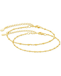 Sterling Silver Chloe Bracelet Set of 2 Bracelet Sterling Forever 