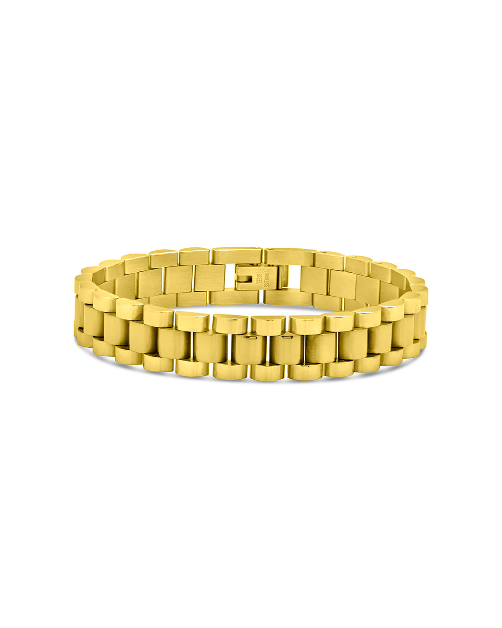 Thin Watch Band Chain Bracelet Bracelet Sterling Forever Gold 