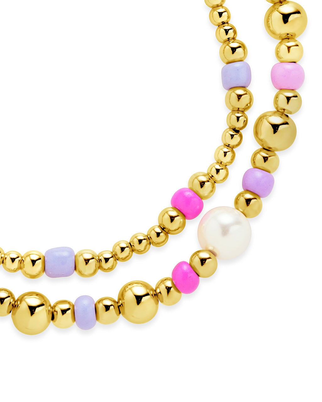 Priscilla Beaded Stretch Bracelet Set Bracelet Sterling Forever 