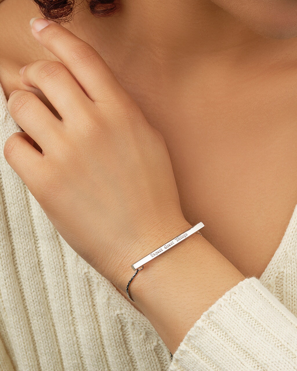 Inspirational Bar Slider Bracelet Bracelet Sterling Forever 