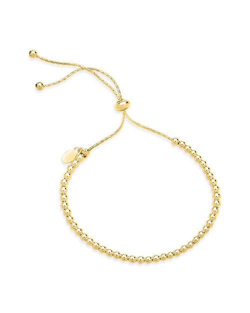 Beaded Slider Bracelet - Sterling Forever