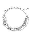 Layered Chain Bolo Bracelet Bracelet Sterling Forever Silver 