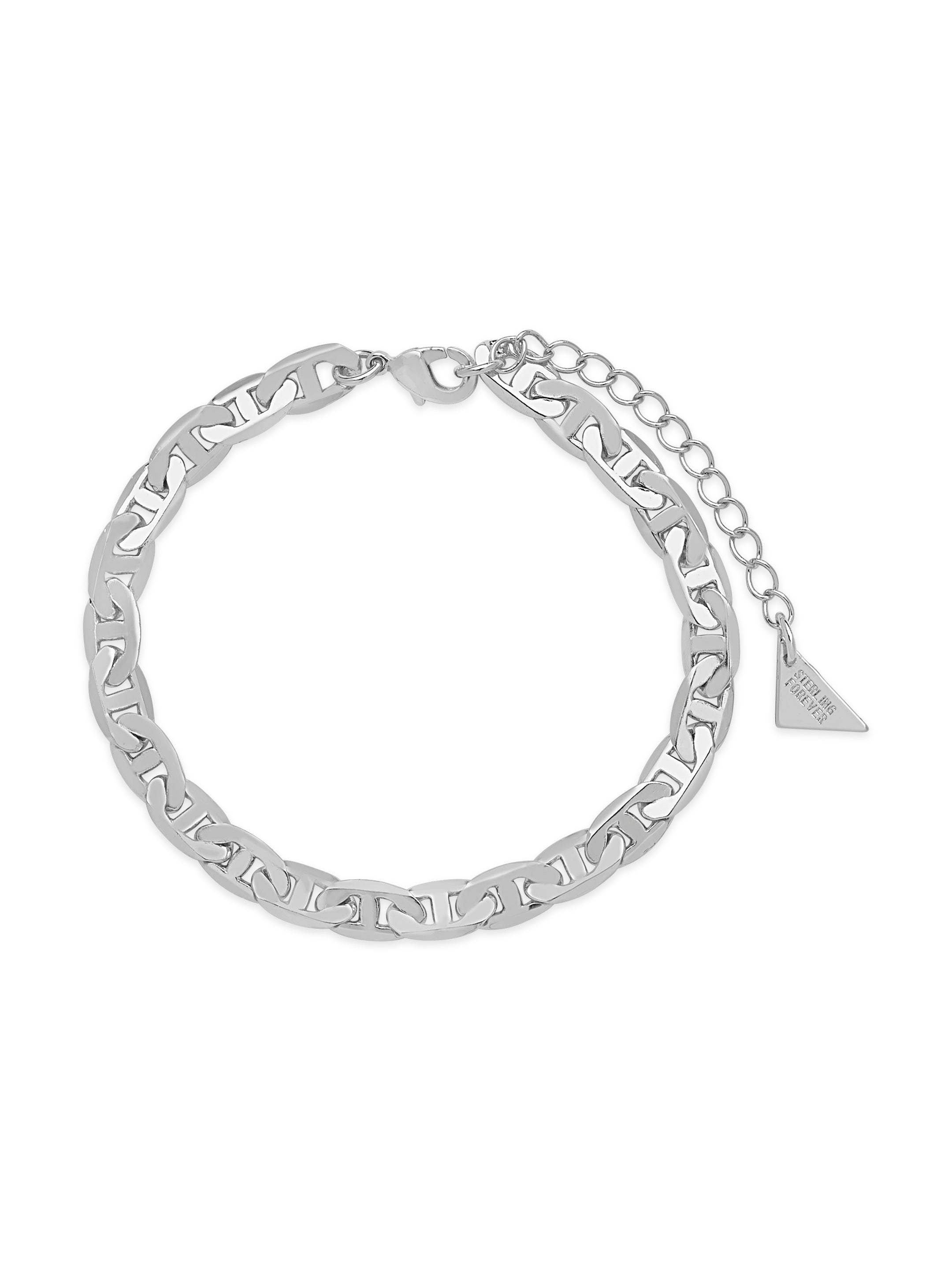 Chunky 925 Sterling Silver Chain Link Bracelet, Geometric Thick Chain Bangle  - Etsy Sweden | Chain link bracelet, Chunky silver bracelet, 925 sterling  silver chain