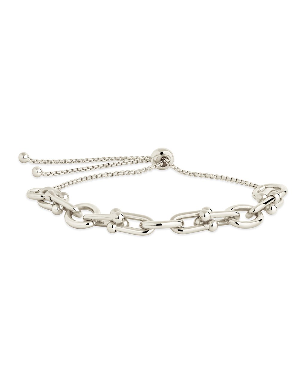 Mixed Link Bolo Bracelet Bracelet Sterling Forever 