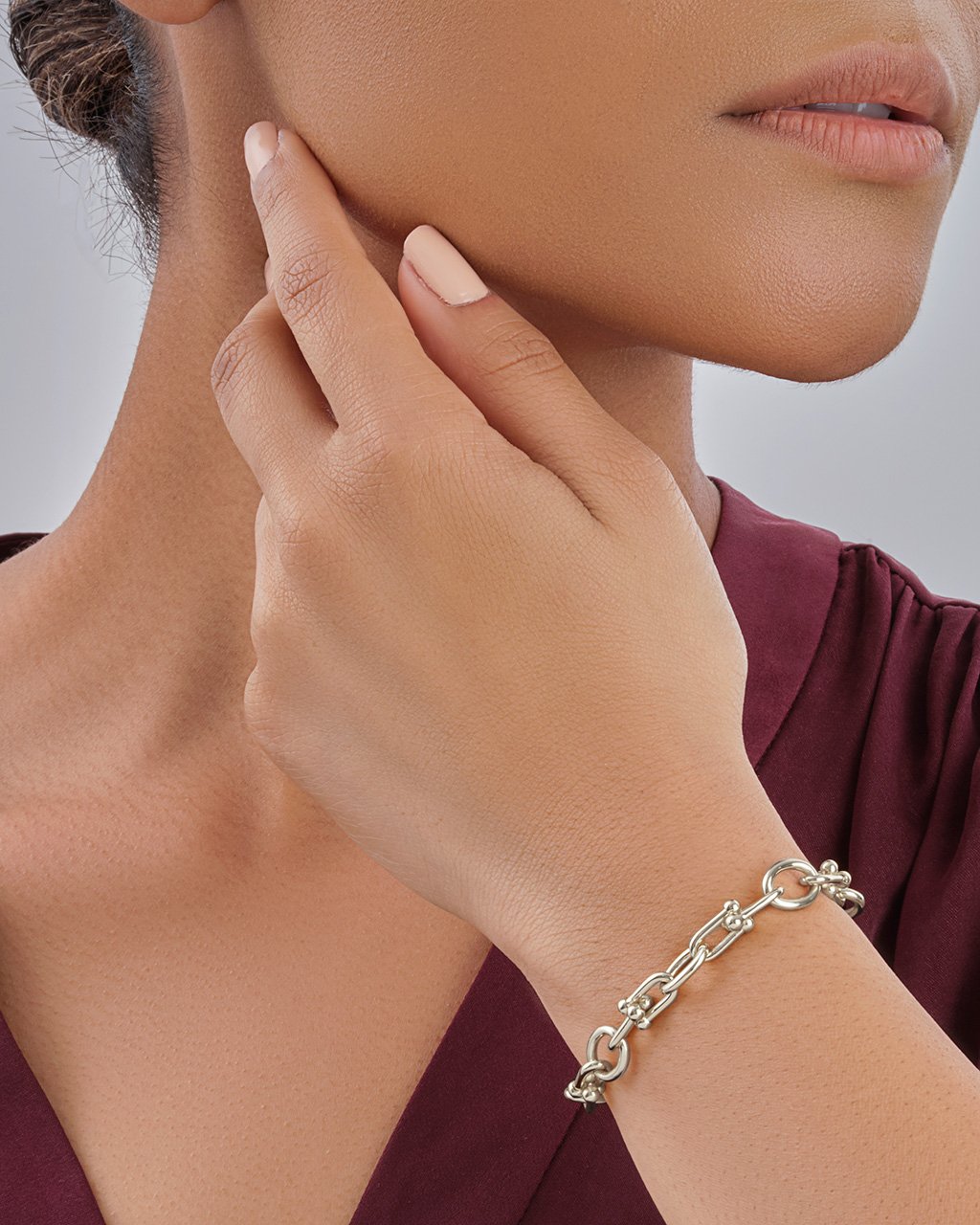 Mixed Link Bolo Bracelet Bracelet Sterling Forever 