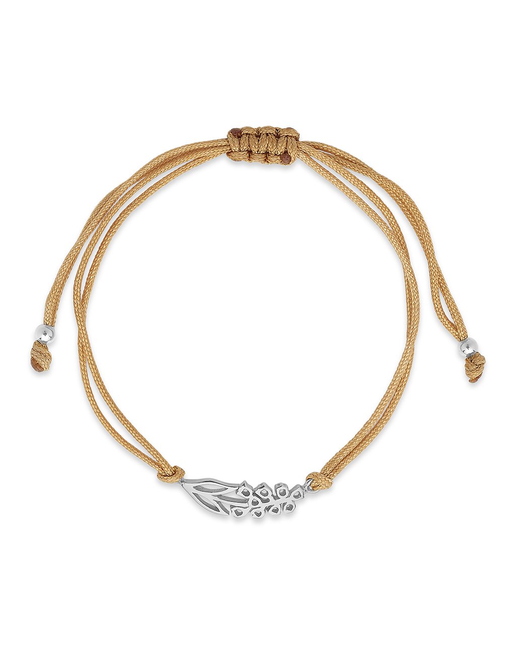 Sterling Silver Birth Flower Bolo Bracelet Necklace Sterling Forever 