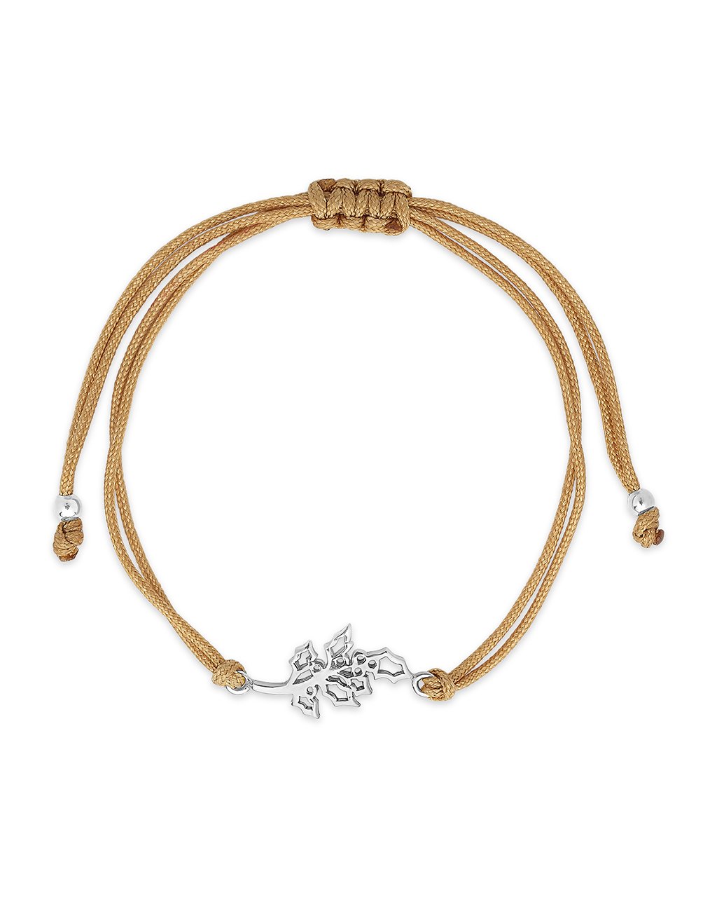 Sterling Silver Birth Flower Bolo Bracelet Necklace Sterling Forever 