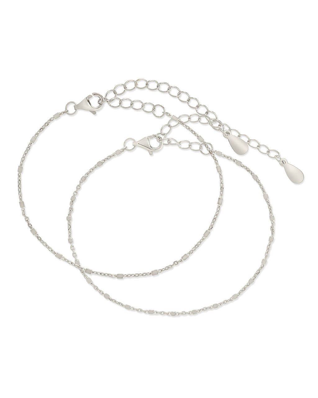 Faye Dainty Thin Silver Chain Necklace - Waterproof Chains