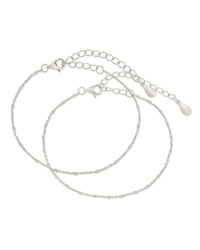 Sterling Silver Chloe Bracelet Set of 2 Bracelet Sterling Forever Silver 