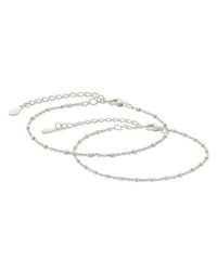 Sterling Silver Chloe Bracelet Set of 2 Bracelet Sterling Forever 
