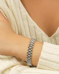 Thin Watch Band Chain Bracelet Bracelet Sterling Forever 