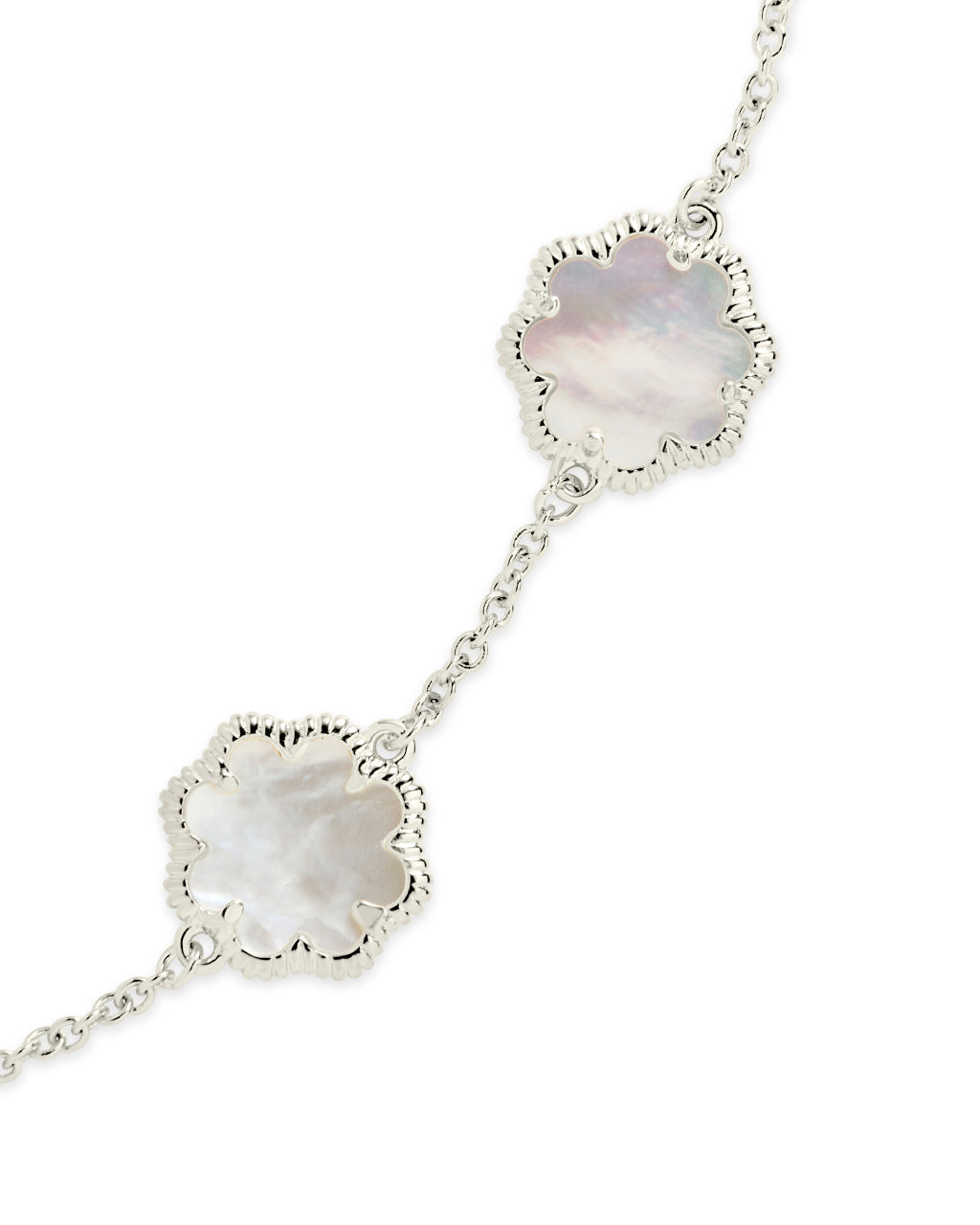 Rose Clover Station Bracelet Bracelet Sterling Forever 