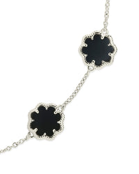 Rose Clover Station Bracelet Bracelet Sterling Forever 