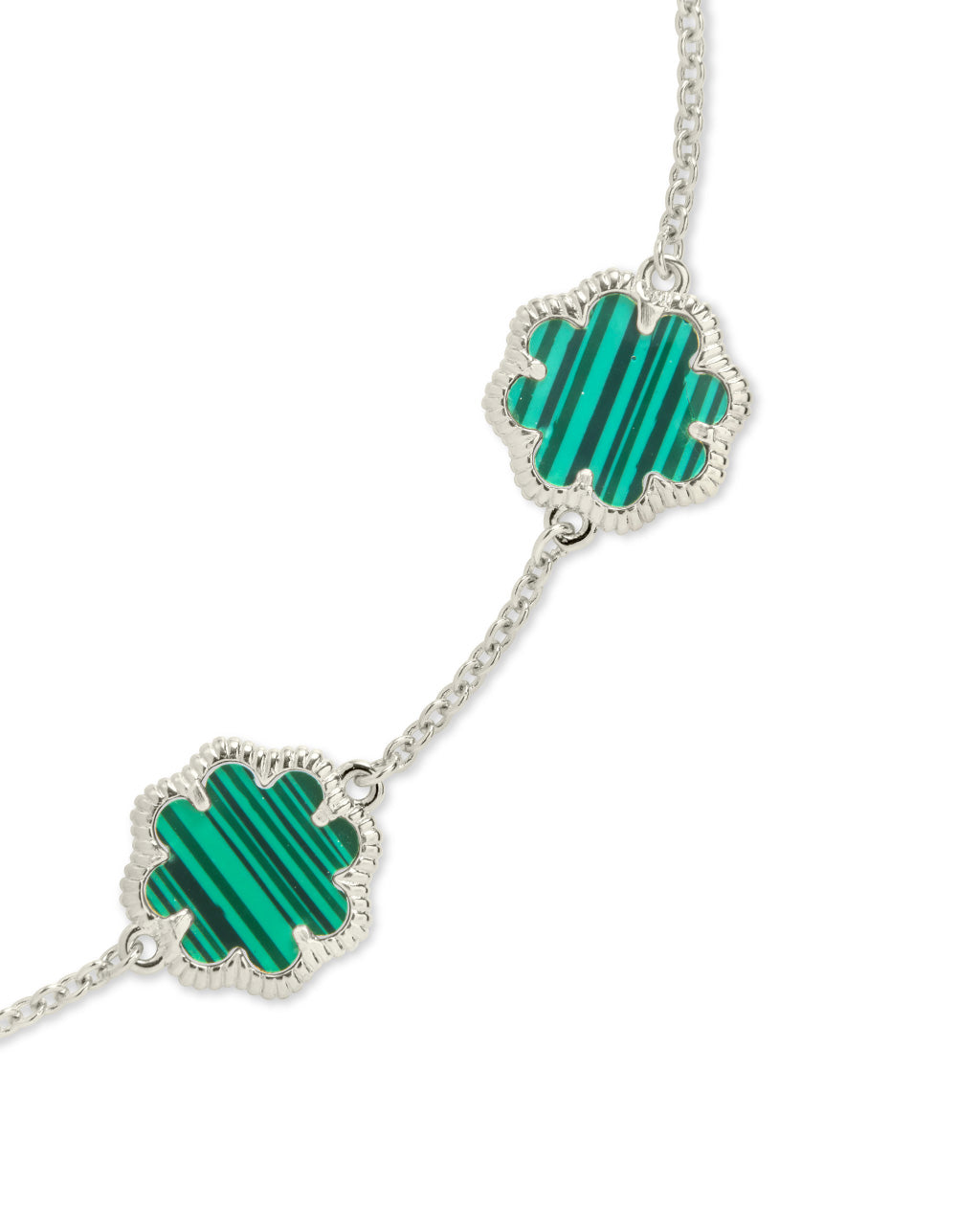 Rose Clover Station Bracelet Bracelet Sterling Forever 